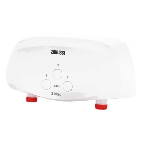 Водонагреватель проточный Zanussi 3-logic 3.5 TS (душ+кран) white в Онлайн Трейд