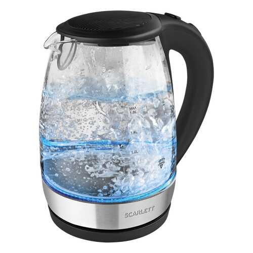 Чайник электричесикй Kettle SC-EK27G89 Silver/Black в Онлайн Трейд