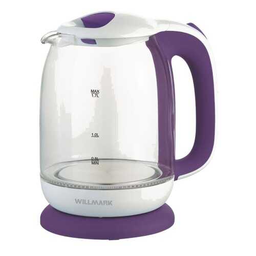 Чайник электрический Willmark WEK-1704G White/Violet в Онлайн Трейд