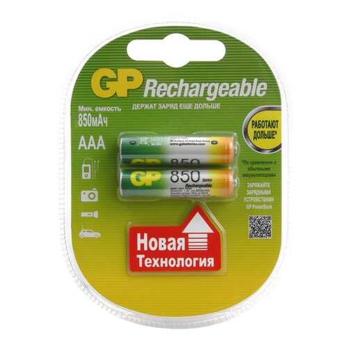 Аккумуляторная батарея GP Batteries 85AAAHC 2 шт в Онлайн Трейд