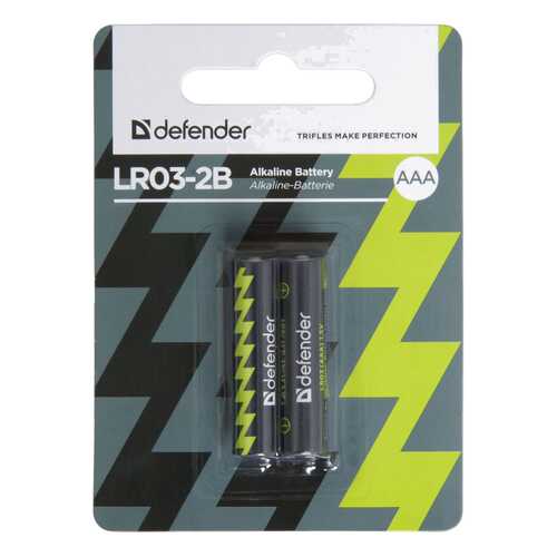 Батарейка Defender LR03-2B 56003 2 шт в Онлайн Трейд