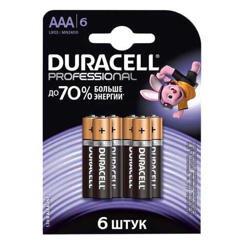 Батарейка Duracell Professional LR03/MN2400 6 шт в Онлайн Трейд