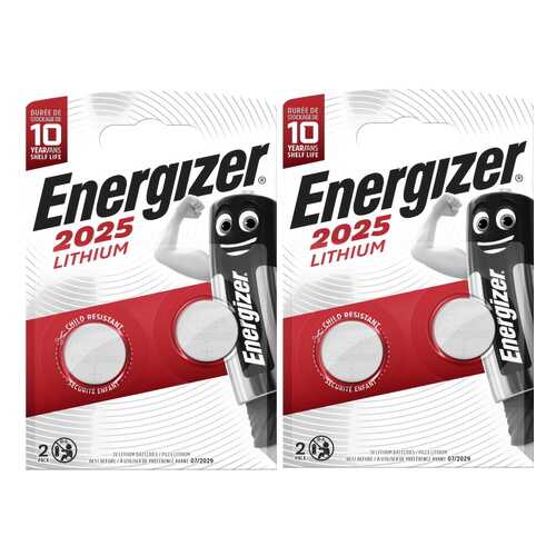 Батарейка Energizer Lithium CR 2025 2шт (2 упаковки) в Онлайн Трейд