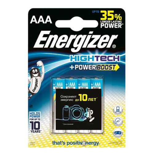 Батарейка Energizer Power Boost Tech AAA-LR03 4 шт в Онлайн Трейд