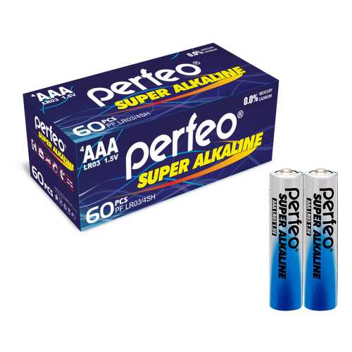 Батарейка Perfeo LR03/2SH Super Alkaline 60 шт в Онлайн Трейд