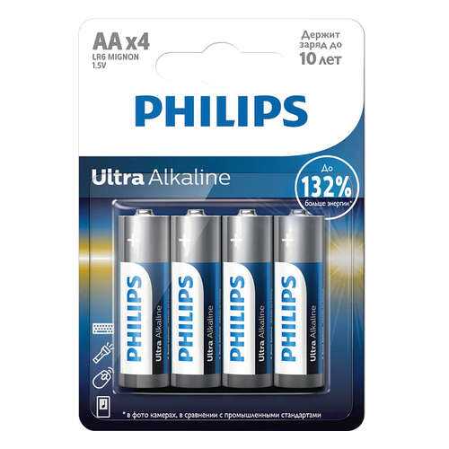 Батарейка Philips LR6E4B/51 Ultra 4 шт в Онлайн Трейд