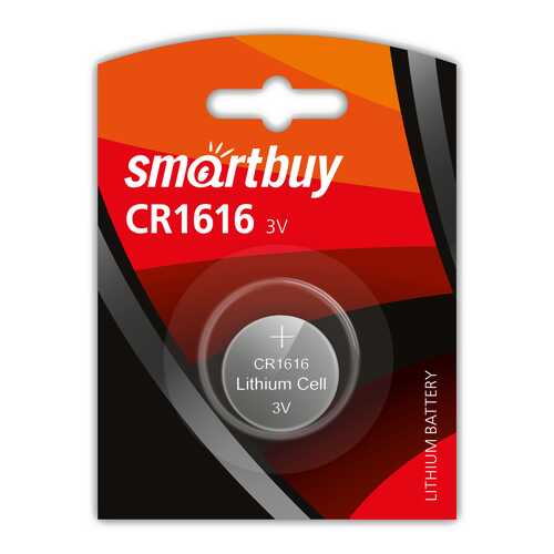 Батарейка SmartBuy CR1616 BL1 1 шт в Онлайн Трейд