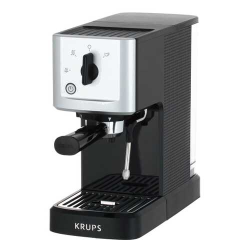 Рожковая кофеварка Krups XP344010 Black в Онлайн Трейд