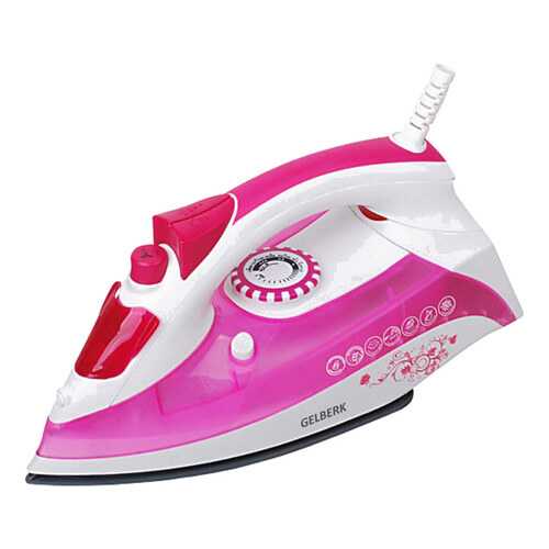 Утюг Gelberk GL-707 White/Pink в Онлайн Трейд