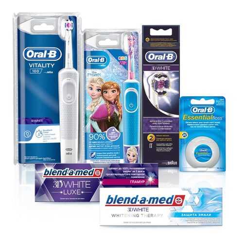 Электрическая зубная щетка Braun Oral-B Family Pack в Онлайн Трейд