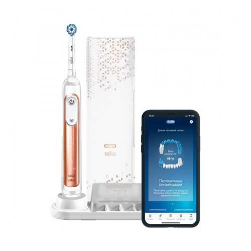 Электрическая зубная щетка Braun Oral-B GeniusX Sensi 20000N (D706.515.6X) Rose Gold в Онлайн Трейд