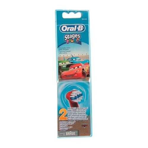 Насадка для зубной щетки Braun Oral-B EB10K Stages Kids Cars 2 шт в Онлайн Трейд