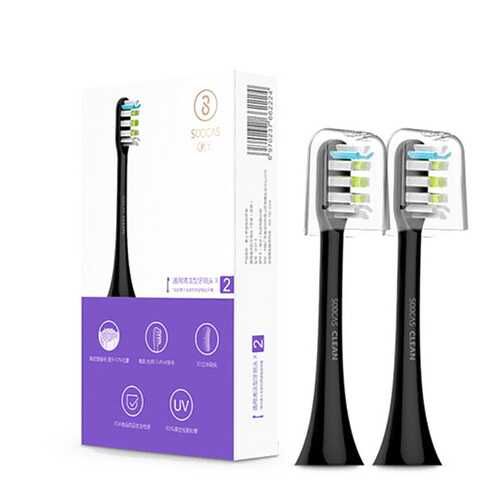 Насадка для зубной щетки Soocas Electric Sonic Toothbrush X1 / X3 Black 2 шт в Онлайн Трейд