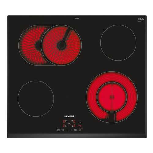 Встраиваемая варочная панель электрическая Siemens ET651BNB1E Black в Онлайн Трейд